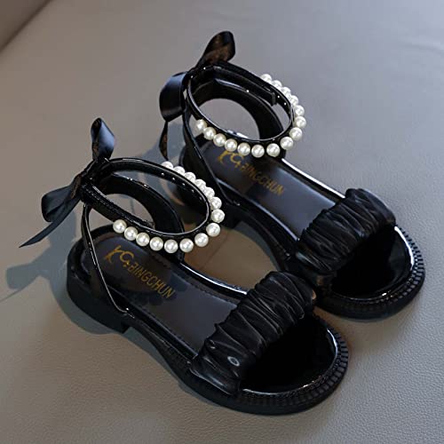 Girls Sandals Kids Open Toe Ankle Strap Dress Shoes Wedding Party For Toddler Kids Princess Shoes Toddler Girls Size 93