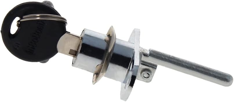 Linkage Drawer Lock Accessories Zinc Alloy 16mm Dia Front Activity Linkage Associated Lock Keyed Different for Desk Wardrobe Furniture Cabinet Locker Showcase 1pcs