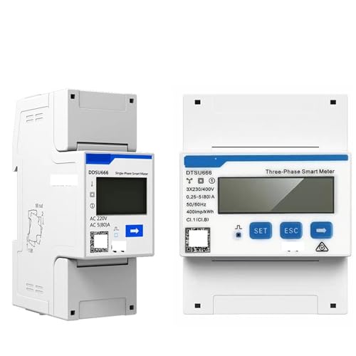 DTSU666-CT 200-5A Compteur d'Énergie Triphasé RS485 pour Onduleur Photovoltaïque