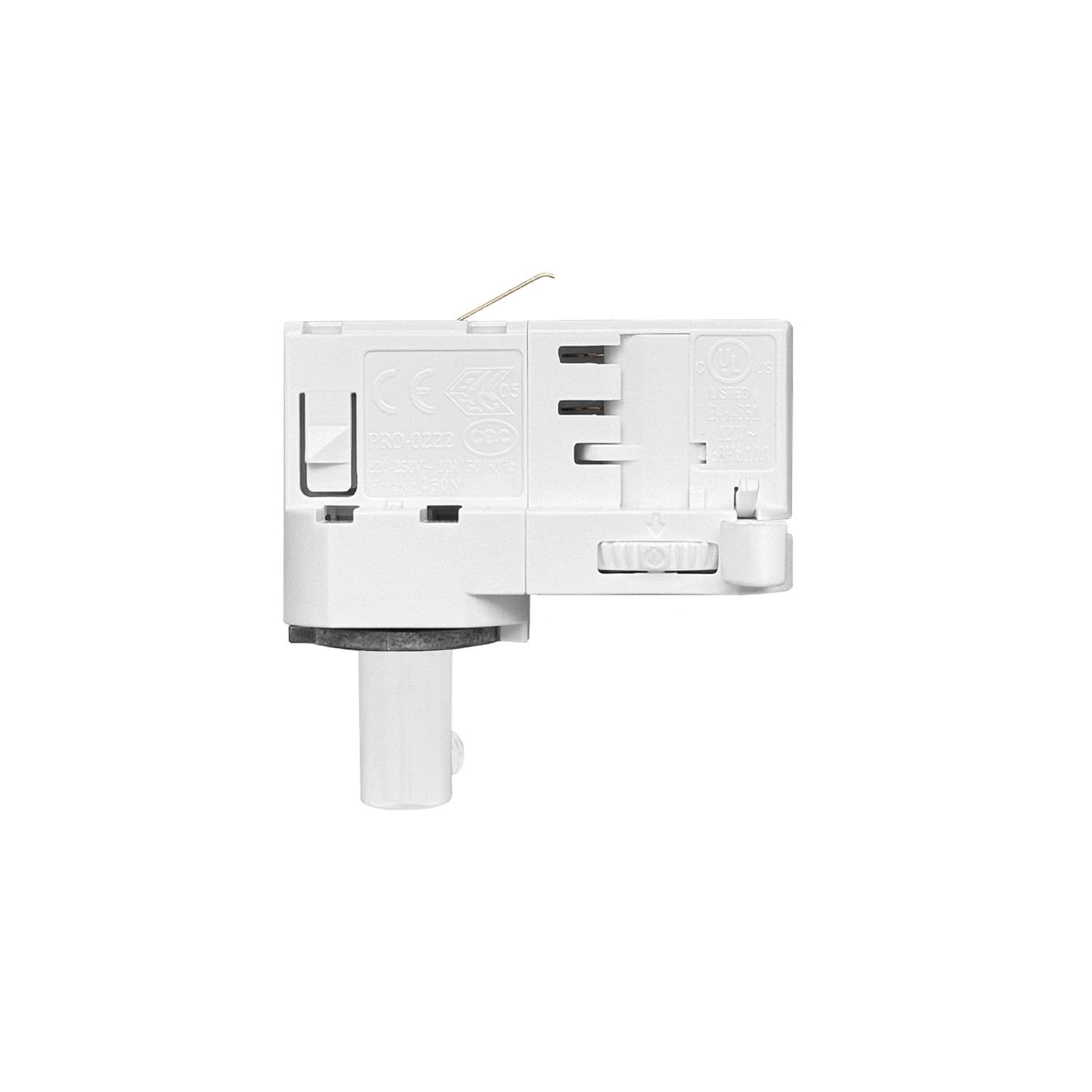 creative cables - Suspension pour rail de 7 cm avec serre-câble - Ampoule incluse