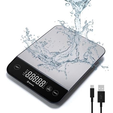 The Etekcity Luminary kitchen food scale is a convenient size, accurate, durable and lightweight.