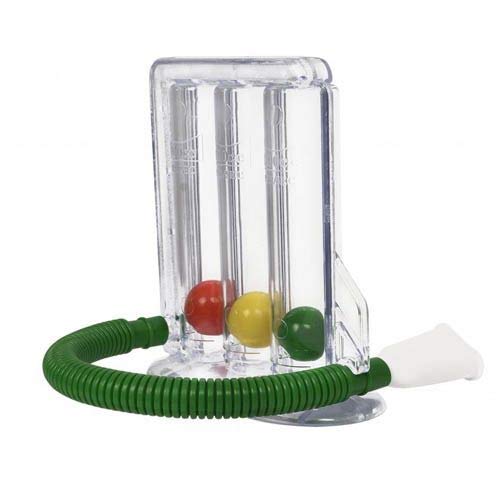PSM Deep Breathing Lung Exerciser 3-Chamber Incentive Spirometer
