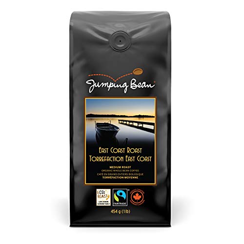 Jumping Bean Organic East Coast Roast Café en Grano 454 GR miniatura 1