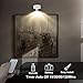 3-Pack Battery Operated Picture Lights Magnetic Painting Light with 3 Lighting Modes,Remote and Timer Art Display Light for Picture Artworking Frame Portrait,Dimmable Wireless Wall Puck Lights-White