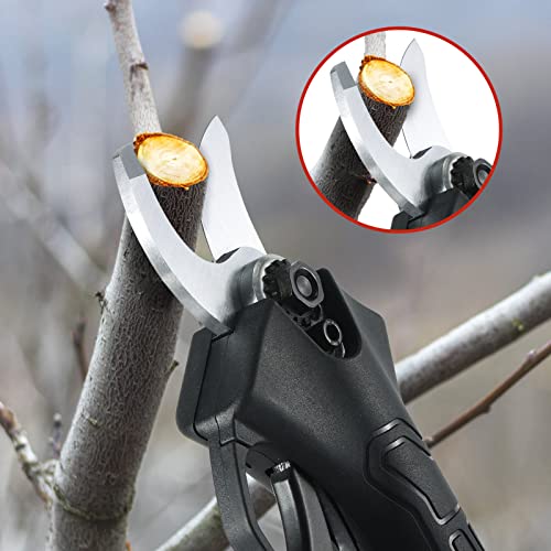 Wbllgg Electric Pruning Shears With Brushless Motor, 2 Pack Backup 2000 Mah Rechargeable Battery,Professional Electric Scissors For Cutting Branches, 3-4 Working Hours, Max Cutting Diameter 1.2 Inch #TOP6