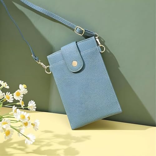 Purrcase 2025 New Women's Ultra-Slim Vertical Phone Wallet, with Card Slots and Pockets, PU Crossbody Bag4