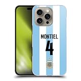 Head Case Designs Officially Licensed Argentina National Football Team Gonzalo Montiel 2024/25 Player Home Kit Group 2 Hard Back Case Compatible with Apple iPhone 16 Pro