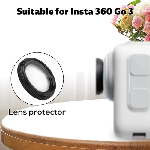 Lens Guards for Insta360 GO 3, Durable Lens Protector Resistant & Waterproof Anti-Fog Protective Glass Cover for Insta360 GO 3 Camera Accessories - Thumbnail 3