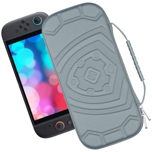 sisma スリムケース Switch 2 専用 セミハードケース Switch2 本体収納ポーチ 保護 ケース 耐衝撃 薄型 ポーチ 『灰色の特別版』