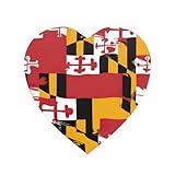 Starke Kühlschrankmagnete mit Maryland-Flagge, Dekoration, Kühlschrankmagnete, für Küche, Whiteboard, Büro, Schließfach