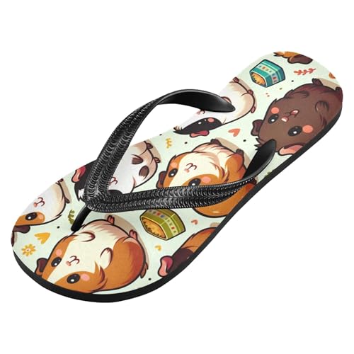 Burbuja Guinea Pig Flip Flops for Women Men, Soft Thong Sandals Rubber Slippers for Pool Beach Essentials2