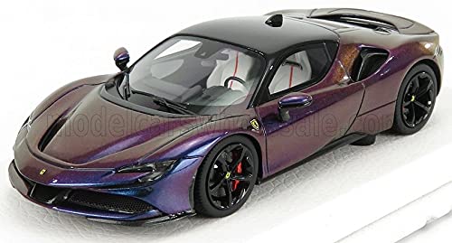 BBR-MODELS 1/43 Ferrari SF90 STRADALE Hybrid 1000hp 2019 Chameleon Blue Purple BBRC228CHA