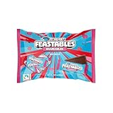 MrBeast Feastables Valentine’s Day Milk Chocolate Mini Bars, 22 Count, 12g Snack Size Candy for Classroom Exchanges & Party Favors, Fairtrade Cocoa