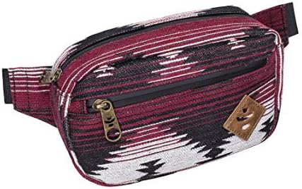 Revelry Companion Fanny Pack Crossbody Bag Water Resistant with Adjustable Strap for Travel, Sport, Running - Carbon Filter System, Canvas Exterior Men & Women (Ash) image 4