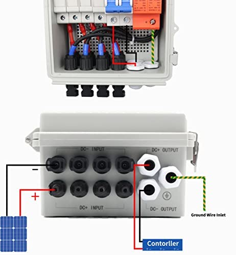 Scatola combinata fotovoltaica a 4 stringhe con
