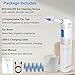 BOCOOLIFE Ear Wax Removal Electric Ear Cleaning Kit Waterproof Cleaner 4 Water Pressure Modes, Temperature Display, Ear Irrigation Flushing System Safe Effective Clean Wax Buildup, 10 Tips, Ear Basin