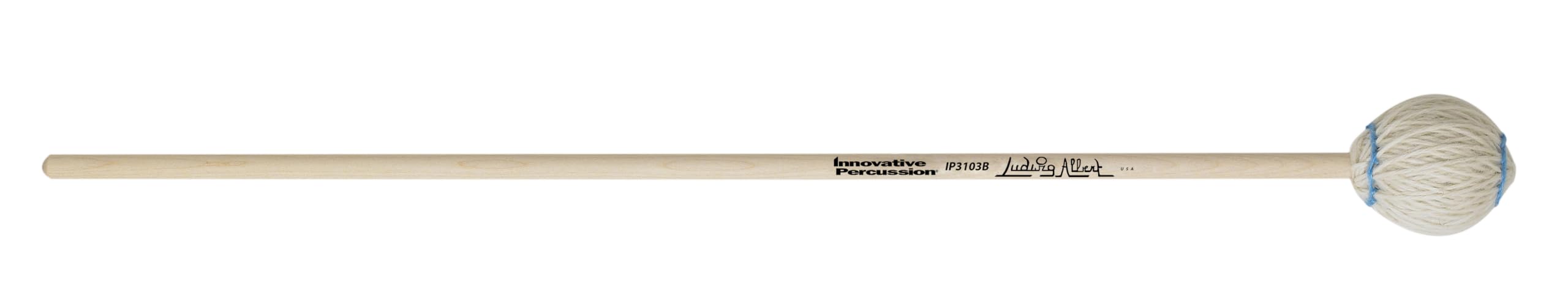 Soft Marimba Mallets - Off-White Yarn, Birch