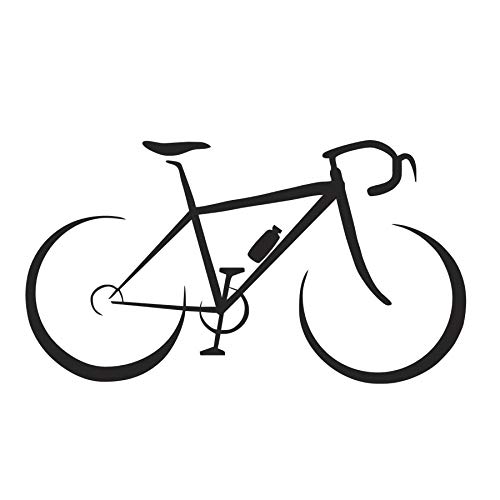 Pegatinas De Pared De Bicicleta Pegatinas De Arte Extraíbles Papel Pintado Autoadhesivo Decoración Del Hogar Dormitorio Sala De Estar Vinilo Decoración Impermeable 58 * 105 Cm