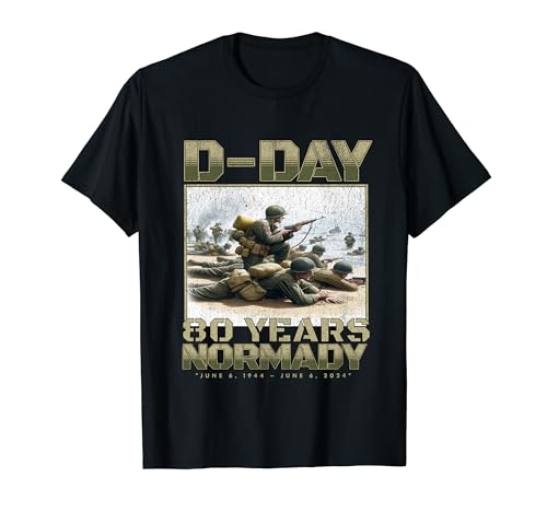 D-day Omaha Beach 1944 Normandy D-day 80th Anniversary T-Shirt
