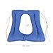 Commode Seat Cushion Universal Fit Soft Comfortable Padded Toilet Seat Cover with Secure Straps for Elderly Bedside Commode Chairs Cotton Material 18.1 x 11.8 x 6.7in