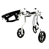 La rueda densa con banda de rodadura de PU no perforará; ideal para que tu perro explore todo terreno