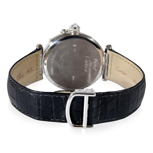 Pre-Loved Pasha de Cartier Watch, 7.50, 18 Karat White Gold2