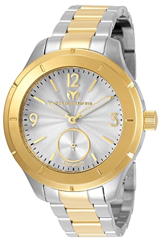 Technomarine Men's Moonsun Stainless Steel Quartz Watch With Stainless-Steel Strap, Two Tone, 18 (Model: Tm-117028) #TOP20
