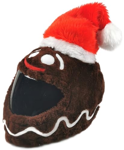 FunnyRiders Motorradhelm Überzug Plüsch Helmüberzug Motorrad - Lustig Motorrad Helm Überzug - Helmüberzug Motorradhelm - Hochwertiger Stoff-Cover Helm Deko