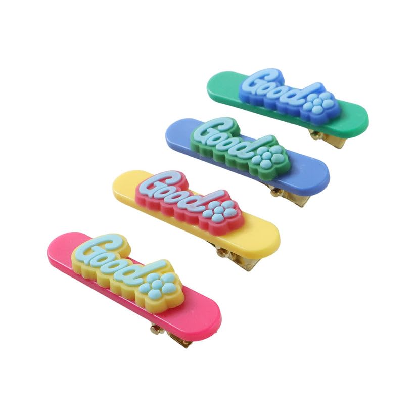Image of Colorful Good Design Hair Clips for Women and Womens, Decorative Metal Snap Hair Accessories for Daily Wear, School, Office and Party Styling, Pack of 24 Pieces