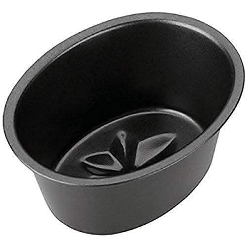 IBILI 824600 Moka Set de 2 Moules à Aspic Acier Noir 18,5 x 12 x 4,5 cm