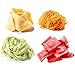 Pasta Maker Deluxe Holiday Set- Stainless Steel Machine w 3 Interchangeable Attachments- Make 5 Different Pastas- Spaghetti Fettuccini Angel Hair Noodle Ravioli Lasagnette- Durable Cutters, Xmas Gift