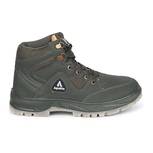 Image of Aqualite Premium ATR-102 Trekking Boot Shoes with Lace-Up, Lightweight & Comfort Insole for Men