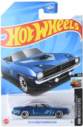 Mattel Hot Wheels 70 Plymouth Barracuda 1:64 escala miniatura 1