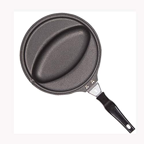 Poêle à omelette en aluminium moulé pour crêpes roulées