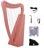 □□ Portátil y fácil de jugar □ Viene con una bolsa de transporte para un almacenamiento y transporte conveniente.El Lyre Harp es un regalo musical especial para sus hijos, su novia, sus amigos, etc. También puede ser una decoración para el hogar, la oficina o el estudio de música.