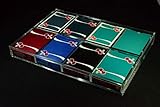 Carat X4x2 Card Case for 8 Playing Card Decks - Strong Clear Acrylic Magnet Seal