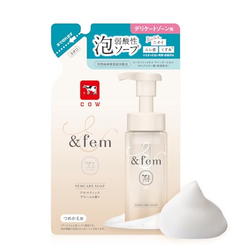 牛乳石鹸 アンドフェム フェムケア 泡ソープ デリケートゾーン用 詰替 150mL VIO ニオイ ムレ感 弱酸性 保湿成分 &femの商品画像（Amazon）