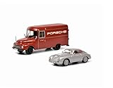 Modèle pré-construit FloZ Schuco pour Opel Blitz et pour Porsche Transport Vehicle Suit 2 dans un ensemble de camion 1:43 modèle pré-construit