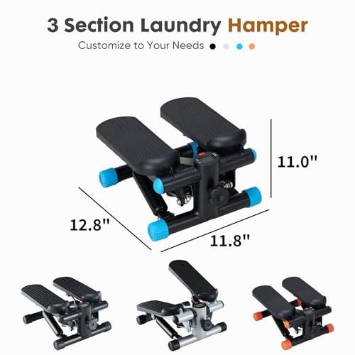 Image of NEWBULIG Mini Stepper for Exercise at Home Stair Step Machine for Indoor Fitness Portable Home Gym Stepper for Full Body Workout 300lb Weight Capacity