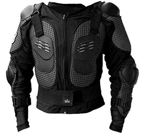 Hukitech - Giacca da motociclista con protezioni