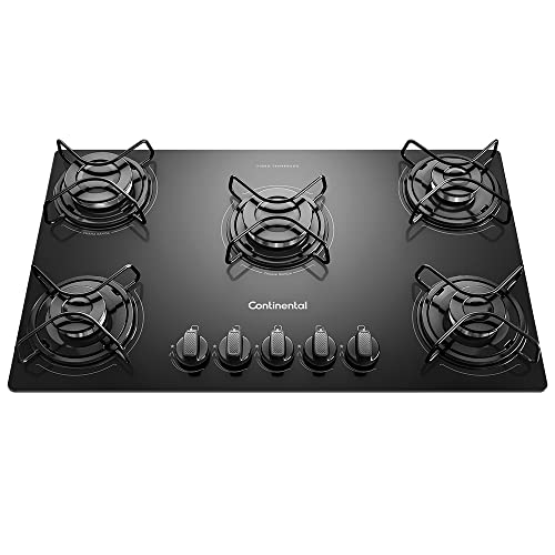 Cooktop KC5GP 5 bocas e mesa em vidro temperado BIVOLT