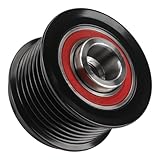 Drive Belt Idler Pulley Belt Idler Grooved Pulley Alternator Clutch Pulley - Compatible for Lexus ES350 3.5L V6 - Gas 2010-2018, for Toyota RAV4 3.5L V6 - Gas 2010-2012 - Replace Part 274150W131