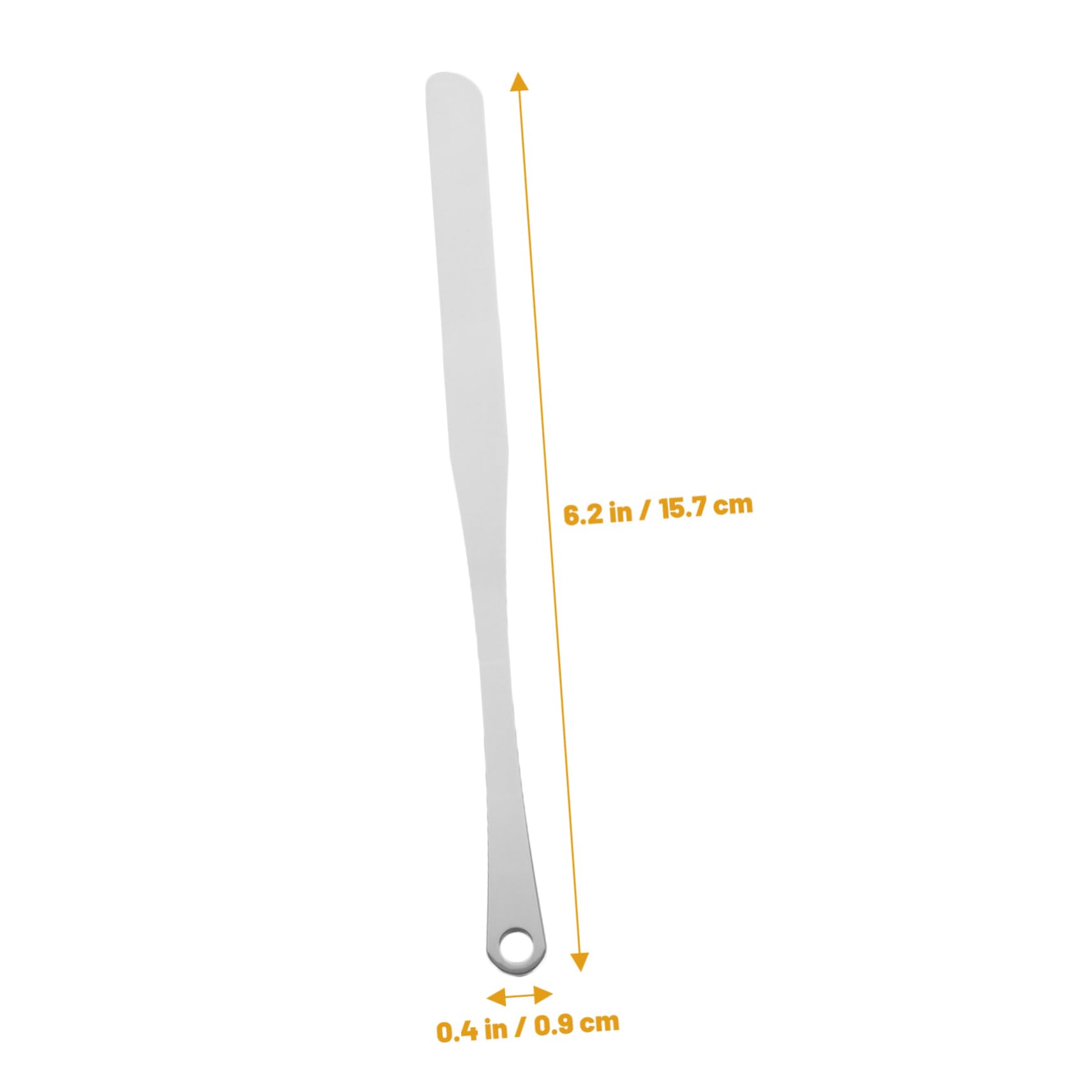 BIUDECO Stainless Steel Makeup Mixing Palette Stick Blending Brush Makeup Palette for Ring