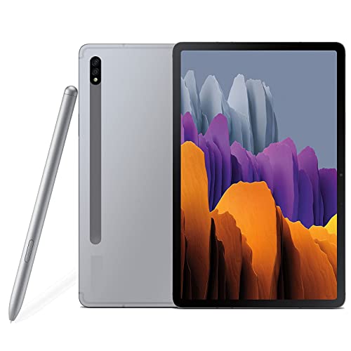 Image of Galaxy Tab S7 S Pen Replacement Tab S7+ Stylus Pen for Samsung Galaxy Tab S7,Tab S7+, Tab S7 FE, Galaxy Tab S7 Pen Without Bluetooth+Tips /Nibs (Mystic Silver)