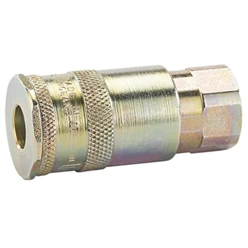 Draper 1/4" BSP Taper Female Thread Vertex Air Coupling | Air Line Compressor Fittings |1197l/min Max Flow Rate | 13.8bar Max Working Pressure | 51401