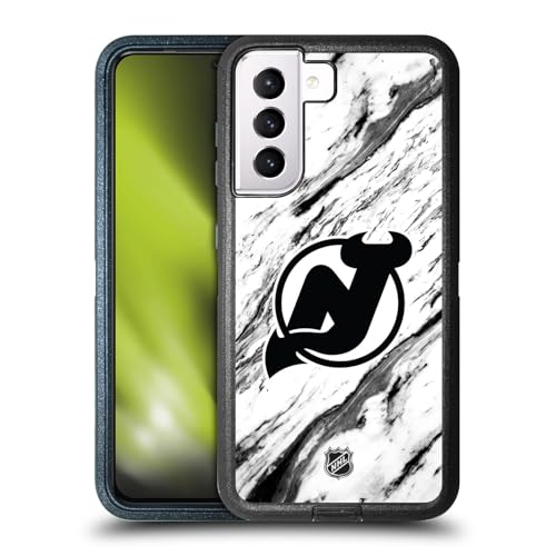 Coque antichoc Samsung Galaxy S21 5G NHL New Jersey Devils étui rigide marbre