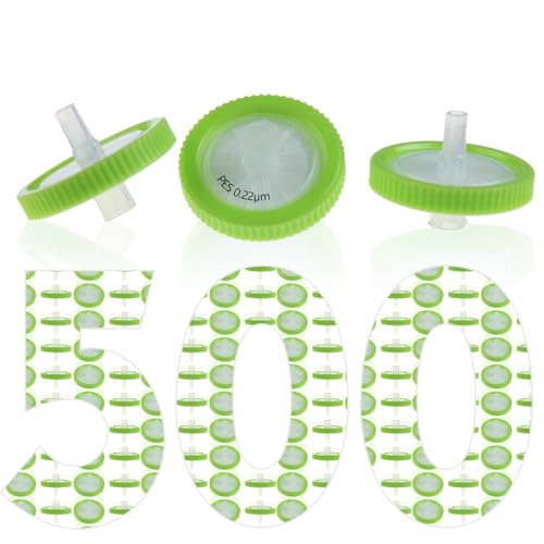 Image of Syringe Filters PES Membrane - 25 mm Membrane Diameter,0.22 um Pore Size,Pack of 500