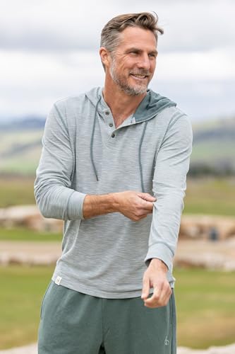 Legendary Whitetails Men's Legendary Outdoors Hooded Pullover Slub Knit Performance Henley3