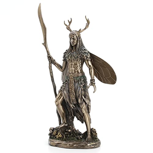 Estatua de diseño Veronese diseño 26 cm con acabado bronce antiguo miniatura 2
