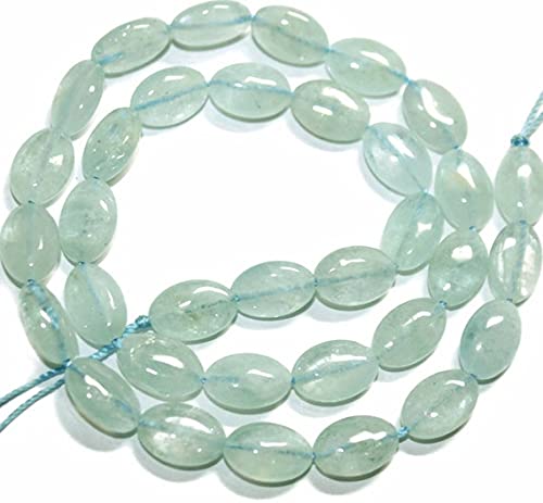 Aigue-marine perles spirituelles de protection et de sérénité pour bijoux de mariage